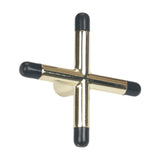 Maxbell Billiard Cue Bridge Head Playing Auxiliary Tool Snooker Pool Cue Sticks Rack Gold Black