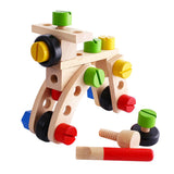 Maxbell Wooden DIY Car Plane Disassembly Nuts Building Blocks Kids Educational Toy