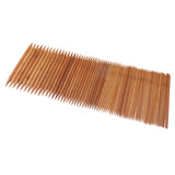 Maxbell 93pcs Bamboo Double Pointed Knitting Needles Circular Knitting Needles Set