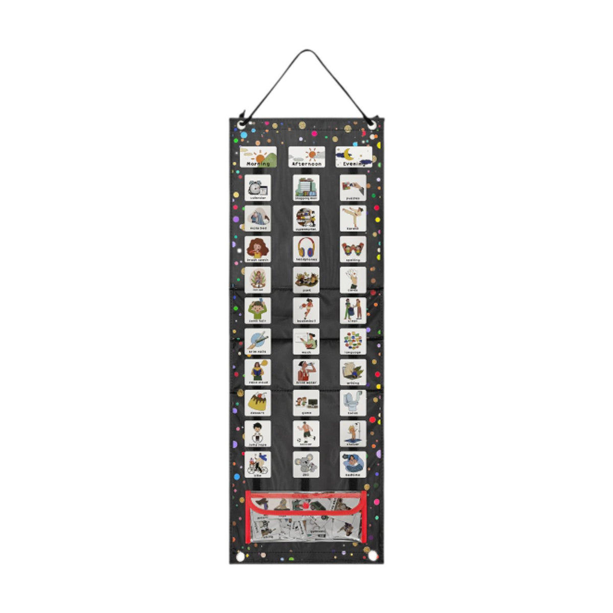 Maxbell Kids Visual Schedule Chart Multiuse Learning Materials for Teaching Supplies