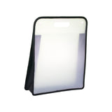 Maxbell File Bag Clear Document Bag Portfolio Bag for Projects Classroom Teacher Black