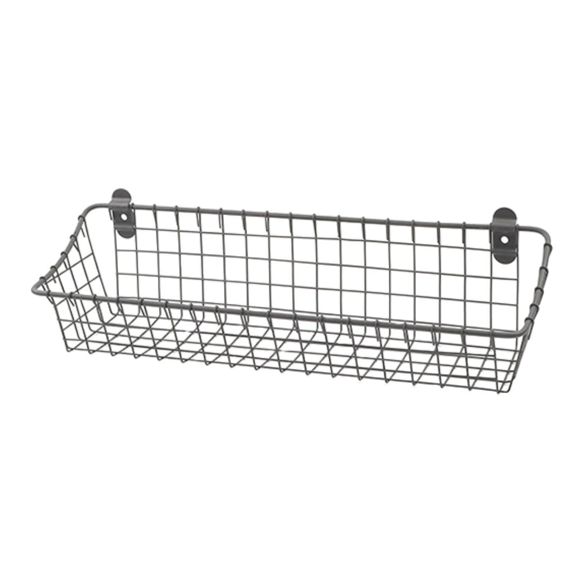 Maxbell Wall Mounted Storage Basket Modern Fruit Basket for Office Bedroom Dormitory 37cmx18.5cmx10cm