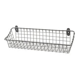 Maxbell Wall Mounted Storage Basket Modern Fruit Basket for Office Bedroom Dormitory 37cmx18.5cmx10cm