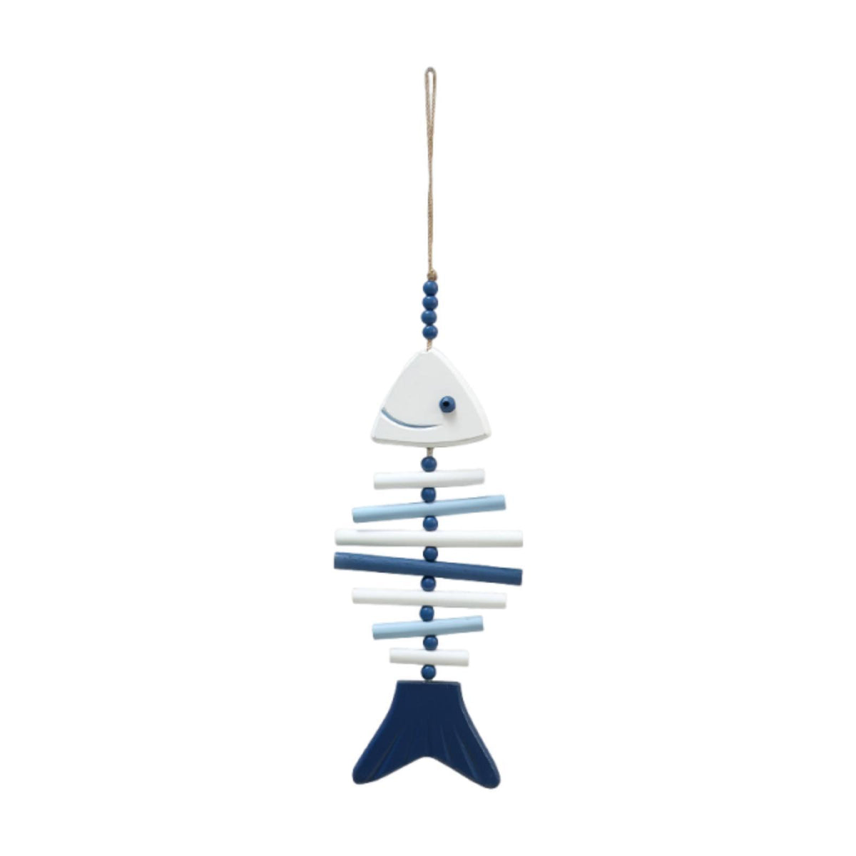Maxbell Nautical Theme Practical Multipurpose Wooden Fish Sculpture for Indoor Space 54x12cm