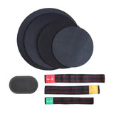 Maxbell Drum Mute Pads Drum Dampers for Instrument Supplies Beginners Indoor Outdoor 3 Cymbal Mute Pad
