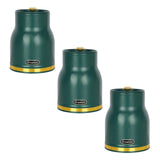 Maxbell Kitchen Canisters Set Countertop Rustic Food Jars for Grain Cookie Pet Treat 3 Small Green Jars