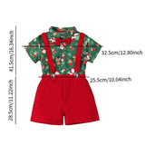 Maxbell Christmas Outfits with Bow Tie Christmas Costume for Kids Children Festivals 110cm