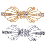 Maxbell 2 Pair Crystal Wedding Closure Hook and Eye Clasp for Sewing Crafts Supplies