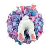 Maxbell Maxbell Easter Wall Sticker Rabbit Wreath Bunny Decals Decoration Supplies Style B