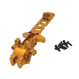 Maxbell 1:16 RC Car Gearbox Cover Metal Rear for 16209 16210 Hobby Car DIY Accessory Gold