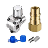 Maxbell Piercing Valve Kit Adapter Converts Fit 7/16 inch Low Side Port R12 to 1 set
