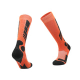 Maxbell Kids Ski Socks Thermal Winter Warm Wool Socks Soft Stockings Snowboard Socks Orange and Black