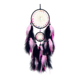 Maxbell Dreamcatcher Wall Decor Decorative Dreamcatcher for Party Home Birthday Gift pink