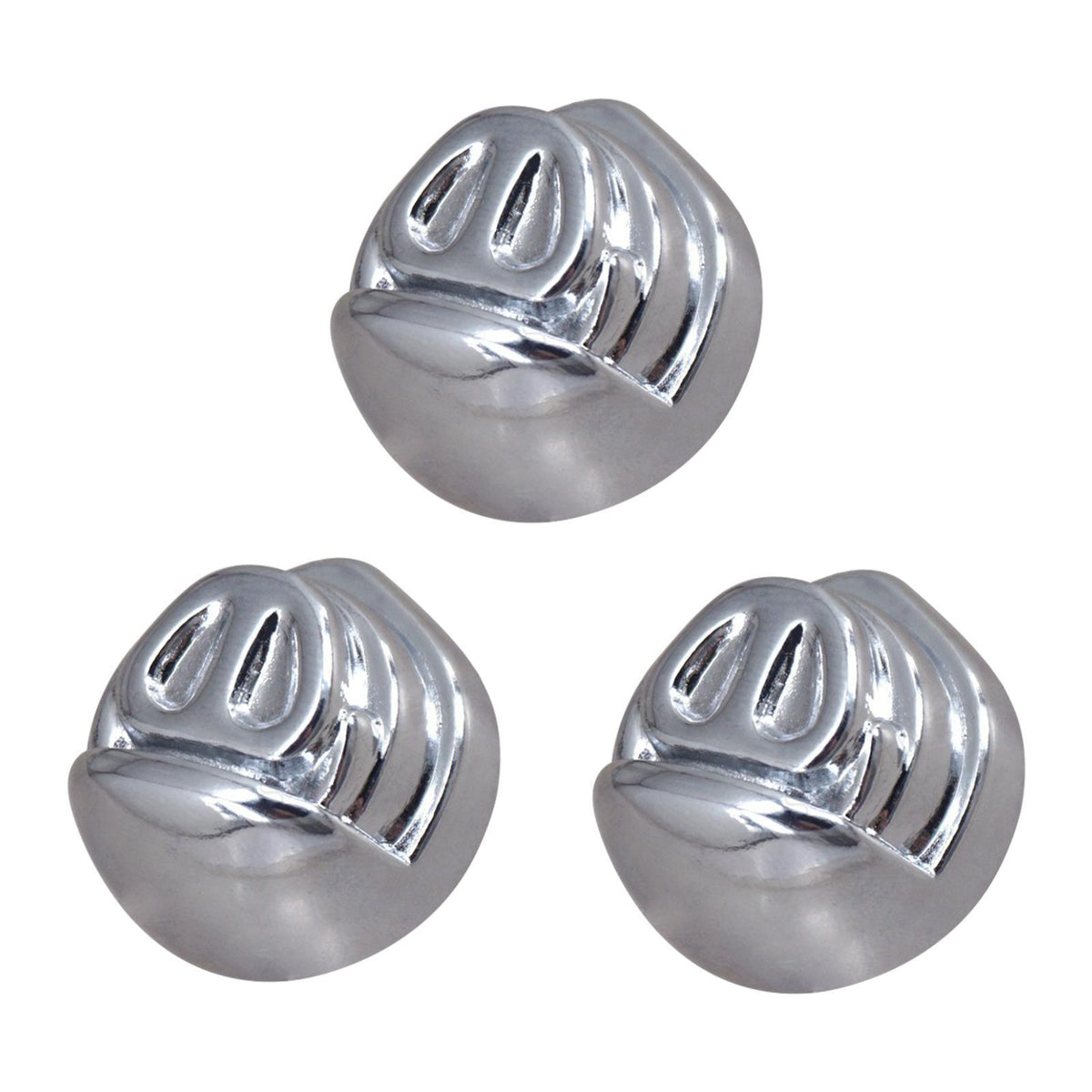 Maxbell 3 Pieces Guitar Control Speed Tone Volume Knobs Sturdy Metal Pot Buttons Cap