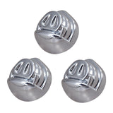 Maxbell 3 Pieces Guitar Control Speed Tone Volume Knobs Sturdy Metal Pot Buttons Cap