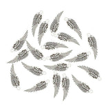 Maxbell 20Pcs Vintage Zinc Alloy Wings Charms Pendants for Jewelry DIY Making Crafts