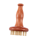 Maxbell Head Scalp Gua Sha Massager Deep Tissue Hair Care Travel Wooden Massage Comb