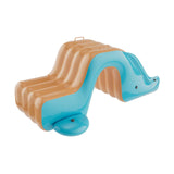 Maxbell Inflatable Pool Slide Inflatable Play Center for yard Green and Orange