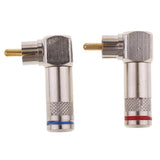 Maxbell RCA Splitter RCA AV Audio L Splitter Plug Male to Female Gold Plated Plug - Aladdin Shoppers