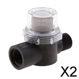 Maxbell 2xUniversal RV/Camper /Trailer Marine Water Pump Inline Strainer Filter 010058