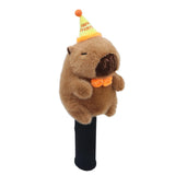 Maxbell Fairway Wood Golf Club Headcover Plush Capybara Anti Scratch Golf Head Cover Style A