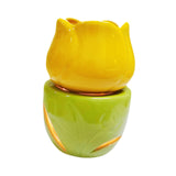 Essential Oil Burner Practical Candle Tealight Holder for Party Office Decor Yellow