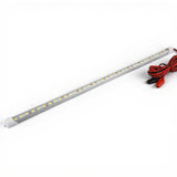 Light-emitting diode strip light, DC 12V-85V, high-intensity, controllable, suitable for vehicles, vans, and outdoor stalls. White 50cm 12V