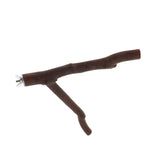 Bird Parrot Parakeet Budgie Toy Wood Swing with Bell Cage Hanging Perch