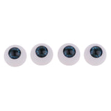 Maxbell 24mm Acrylic Eyeballs Safety Eyes For Baby Doll DIY Making Dark Blue - Aladdin Shoppers