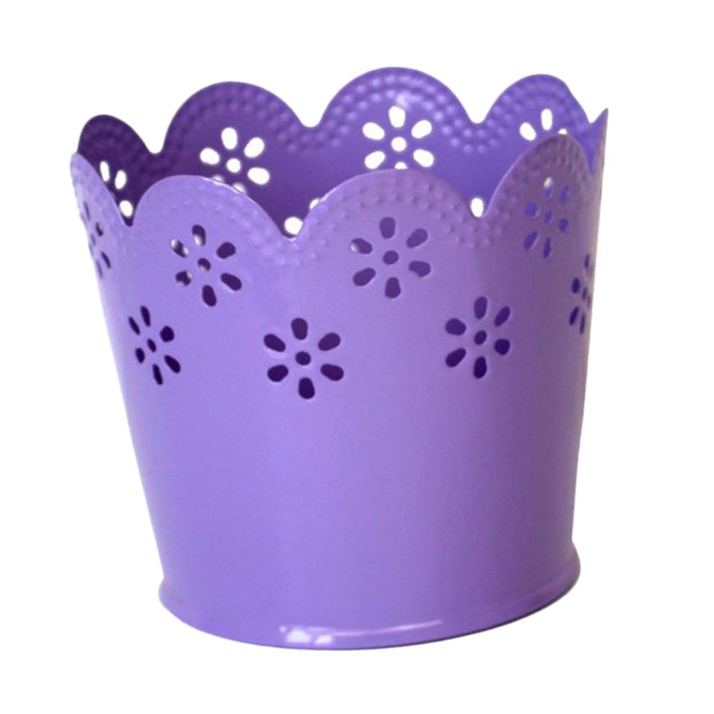 Maxbell Hollow Flower Basket Pen Holder Container Desktop Organizer Makeup Barrels