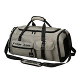 Maxbell Gym Bag with Shoe Compartment Portable Travel Duffle Bag for Trips Gym Beach Grey
