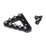Maxbell Motorcycle Rear Brake Pedal Tip Easy Installation Accessories Aluminum Alloy Black