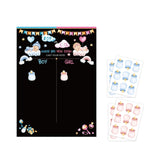 Maxbell Baby Gender Reveal Board Novelty Baby Birthday Supplies Boy Girl Voting Game Black