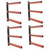Maxbell 4x Wall Mount Wood Organizer Sturdy Lumber Rack for Basement Garage Workshop