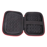 Maxbell Hard EVA Travel Case Headphone Shockproof Earbud Multifunctional Storage Bag Red