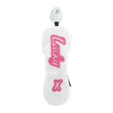 Maxbell Golf Club Head Cover Anti Scratch Fashion Protective Sleeve Golfer Equipment White  C