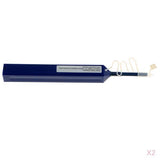 2x Fiber Optic Cleaner Endface Pen for 1.25mm LC/MU Connectors LC-125