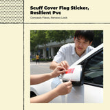 Reflective Flag Sticker, anti-scuff-scuffScuff Car Decal, Waterproof Patriotic Decoration LS-CHINA 18x4.8cm