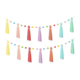 Maxbell Boho Tassel Garland with Colorful Balls for Graduation Party Supplies Style A
