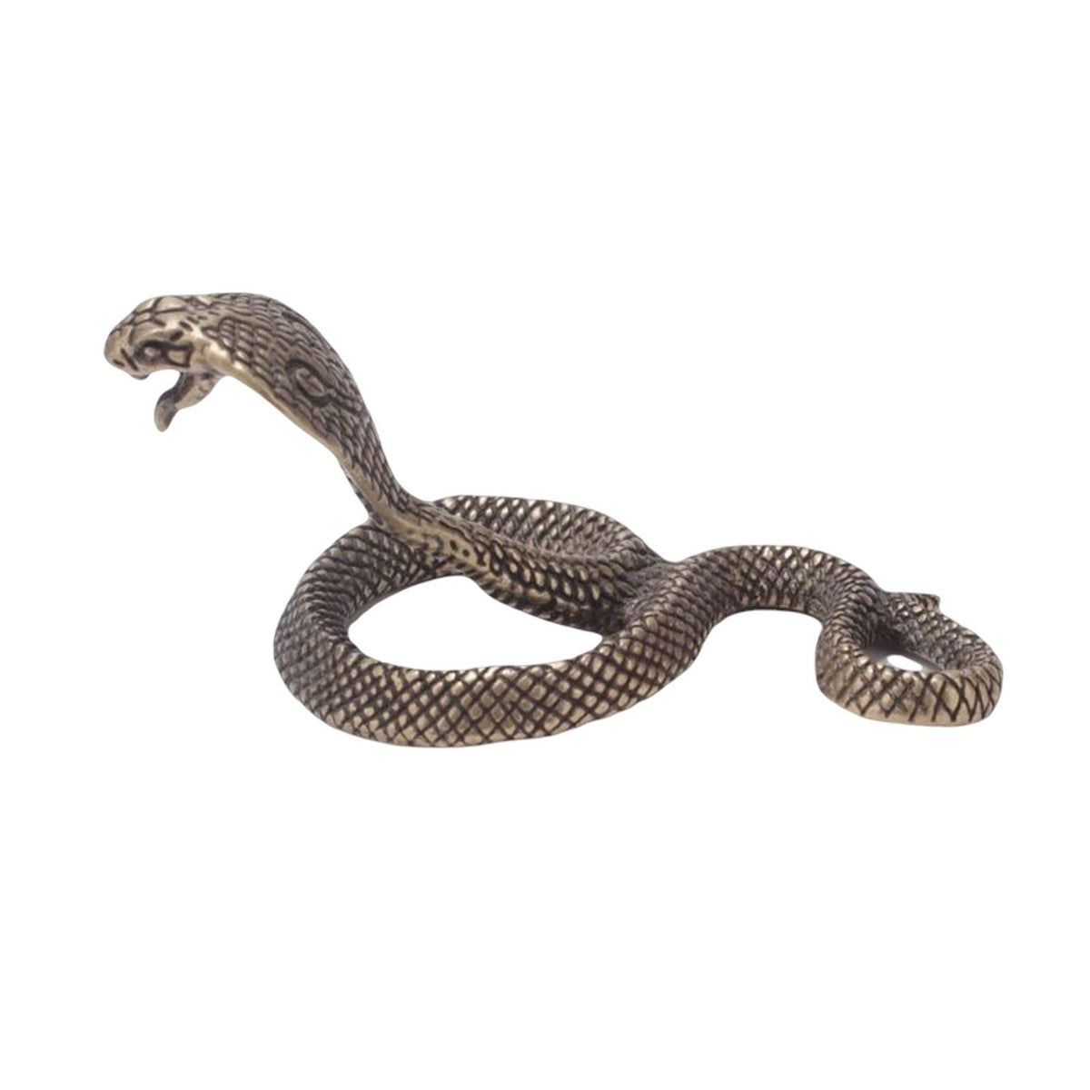 Maxbell Maxbell Realistic Snake Statue Centerpieces Brass Decoration Collectibles