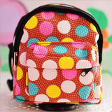 Maxbell Maxbell Pet Dog Puppy Outdoor Travel BackPack Dot Bag Carrier w/ Harness Coffee S