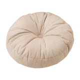 Maxbell Round Floor Pillow Lightweight Seating Cushion for Chair Sofa Office Balcony Beige