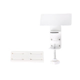 Maxbell Desk Mount for Power Strip Convenient Power Socket Stand for Office Suppiles White
