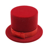Maxbell Cap Shape Gift Box Lovers Ring Box Display Jewelry Box Organizer Box Red