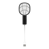 Maxbell Fly Killer Racket Swatter Mini Fly Zapper Racket for Bedroom Trips Home Black