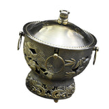 Maxbell Shabu Hot Pot Practical Portable Retro 7.09inch for Household Parties Picnic Bronze