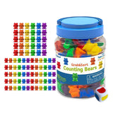 Counting Bears Montessori Patterning Grouping Counting Toys for Toddlers 90 bears