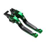 Maxbell Folding Clutch Levers Brake Handles for Bajaj Pulsar 200 RS Dominar 400 Black Green