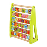 Maxbell Wooden Abacus Educational Spell Matching Letter Toy for Math Kids Baby Gifts