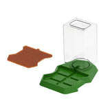 Maxbell Reptile Water Dispenser Feeder Water Bottle for Geckos Bearded Dragon brown